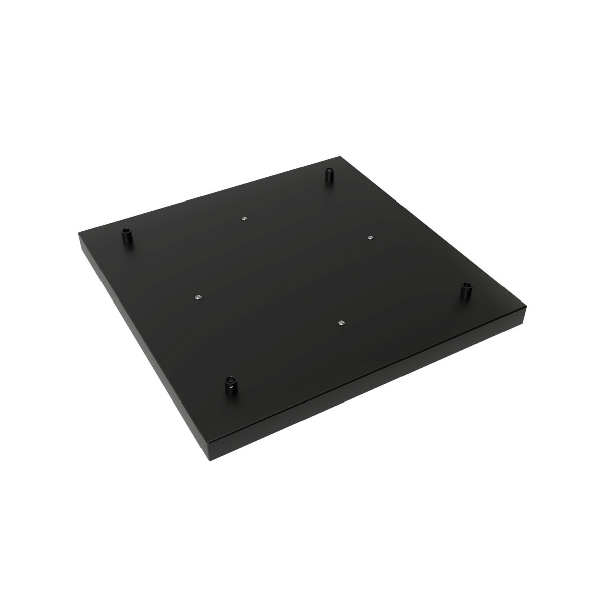 Deckenplatte Schwarz 4er Quadrat